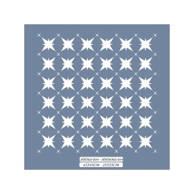 HHMMS34 Home Heritage Yıldız Stencil 25x25cm