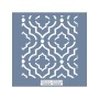 HHMMS40 Home Heritage Geometrik Desen Stencil 25x25cm