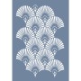 HHMR04 Home Heritage Geometrik Fan Stencil 50x70cm