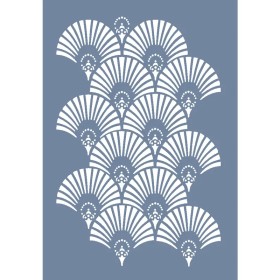 HHMR05 Home Heritage Fan Desen Stencil 50x70cm