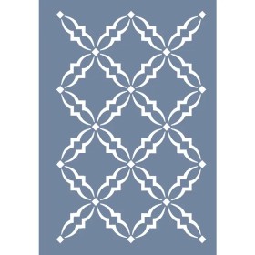 HHMR07 Home Heritage Geometrik Desen Stencil 50x70cm