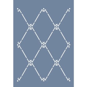 HHMR10 Home Heritage Geometrik Desen Stencil 50x70cm