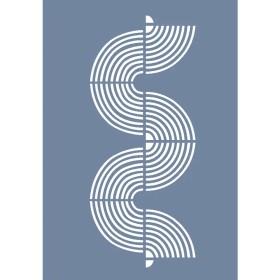 HHMR11 Home Heritage Dalga Stencil 50x70cm