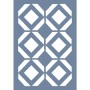 HHMR13 Home Heritage Geometrik Kare Stencil 50x70cm