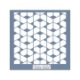 HHMS09 Home Heritage Geometrik Desen Stencil 45x45cm