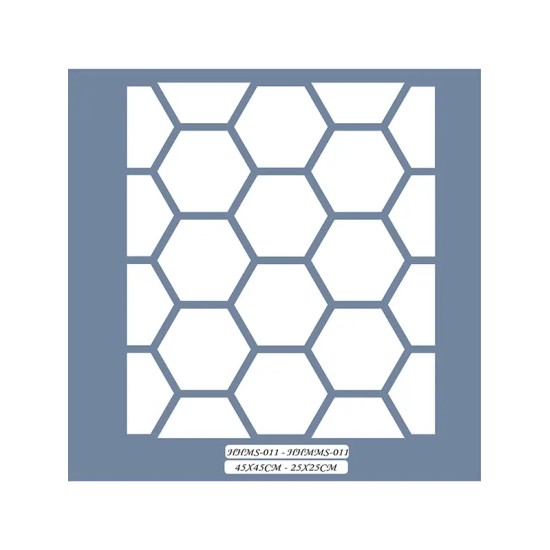 HHMS11 Home Heritage Altıgen Stencil 45x45cm