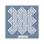 HHMS12 Home Heritage Geometrik Kare Stencil 45x45cm