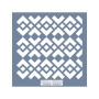 HHMS14 Home Heritage Geometrik Desen Stencil 45x45cm