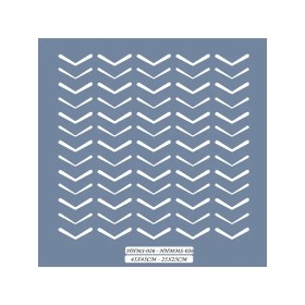 HHMS26 Home Heritage Ok Desenli Stencil 45x45cm