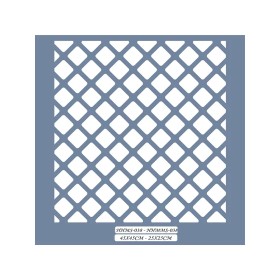HHMS38 Home Heritage Kare Desen Stencil 45x45cm