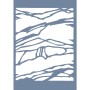 HHMMR21 Home Heritage Soyut Manzara Stencil 25x35cm
