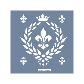 HDM05 Yaprak Model Home Dekor 25x25 Stencil