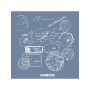 HDM11 Yazı Model Home Dekor 25x25 Stencil