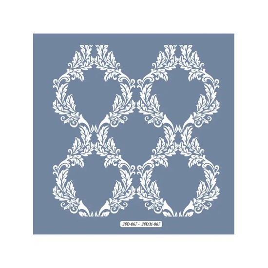 HDM67 Fayans Model Home Dekor 25x25 Stencil
