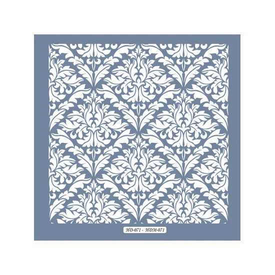 HDM71 Fayans Model Home Dekor 25x25 Stencil