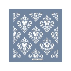 HDM76 Fayans Model Home Dekor 25x25 Stencil