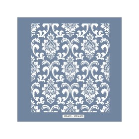 HDM79 Fayans Model Home Dekor 25x25 Stencil
