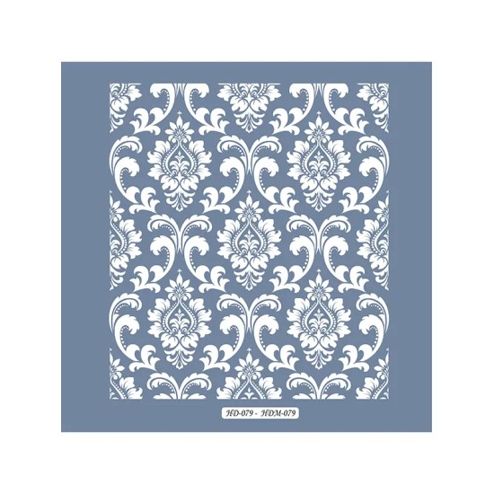 HDM79 Fayans Model Home Dekor 25x25 Stencil