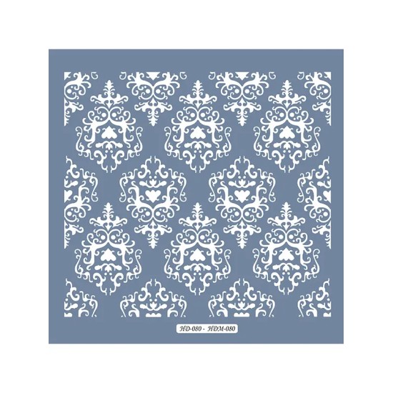 HDM80 Fayans Model Home Dekor 25x25 Stencil