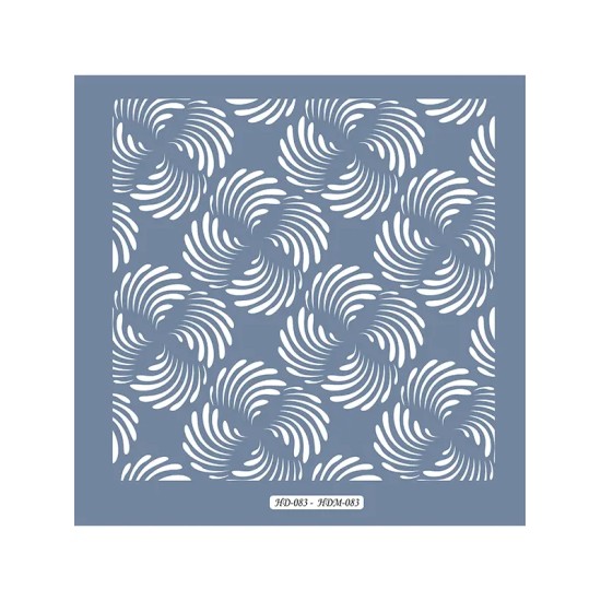 HDM83 Fayans Model Home Dekor 25x25 Stencil