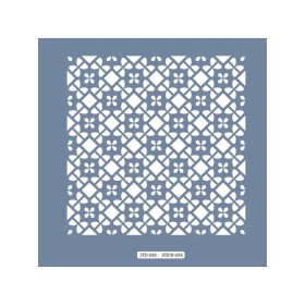 HDM86 Geometrik Model Home Dekor 25x25 Stencil