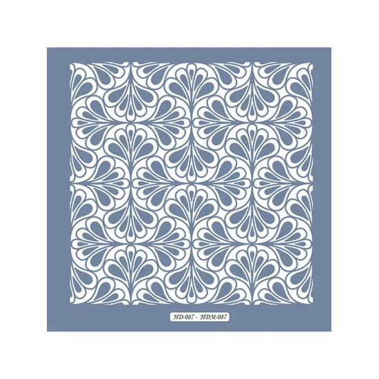 HDM87 Geometrik Model Home Dekor 25x25 Stencil