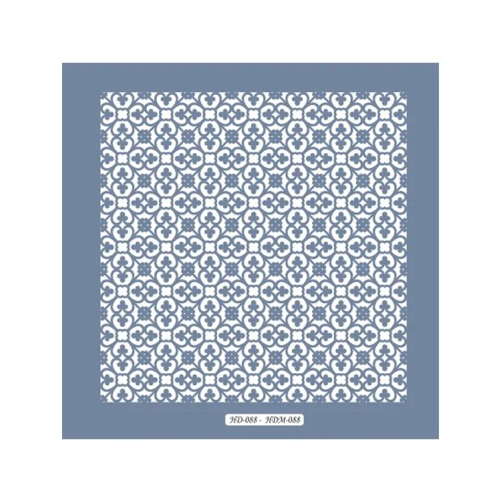 HDM88 Geometrik Model Home Dekor 25x25 Stencil