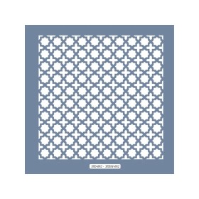 HDM92 Geometrik Model Home Dekor 25x25 Stencil
