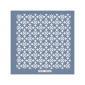 HDM93 Geometrik Model Home Dekor 25x25 Stencil