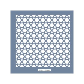 HDM94 Geometrik Model Home Dekor 25x25 Stencil