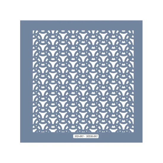 HDM95 Geometrik Model Home Dekor 25x25 Stencil