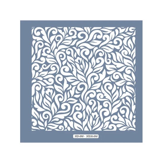 HDM98 Yaprak Model Home Dekor 25x25 Stencil