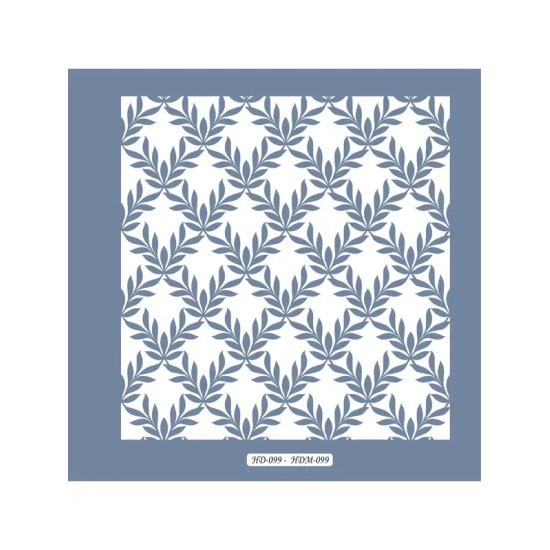 HDM99 Yaprak Model Home Dekor 25x25 Stencil