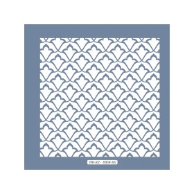HDM102 Geometrik Model Home Dekor 25x25 Stencil