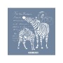 HDM108 Zebra Model Home Dekor 25x25 Stencil