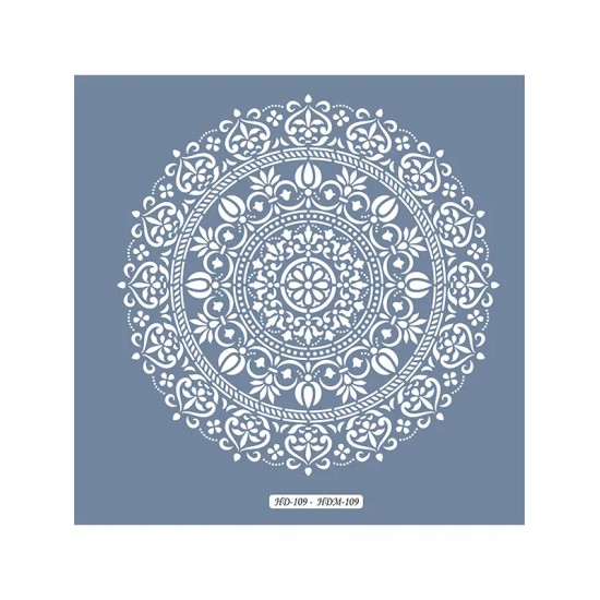 HDM109 Damask Home Dekor 25x25 Stencil