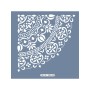 HDM110 Yarım Damask Model Home Dekor 25x25 Stencil
