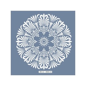 HDM114 Mandala Model Home Dekor 25x25 Stencil