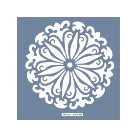HDM116 Mandala Model Home Dekor 25x25 Stencil