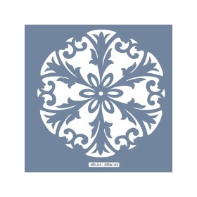 HDM118 Mandala Model Home Dekor 25x25 Stencil