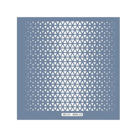 HDM123 Doku Model Home Dekor 25x25 Stencil