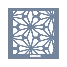HDM129 Geometrik Model Home Dekor 25x25 Stencil