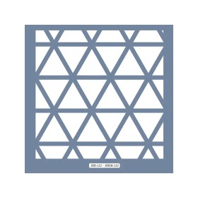 HDM132 Geometrik Model Home Dekor 25x25 Stencil