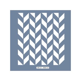 HDM133 Doku Model Home Dekor 25x25 Stencil