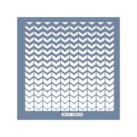 HDM136 Doku Model Home Dekor 25x25 Stencil