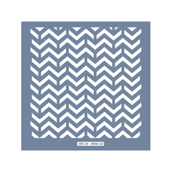 HDM138 Doku Model Home Dekor 25x25 Stencil