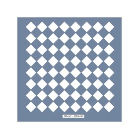 HDM142 Kalp Model Home Dekor 25x25 Stencil