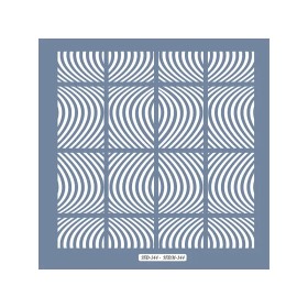 HDM144 Sanrısal Model Home Dekor 25x25 Stencil