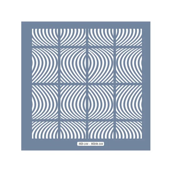 HDM144 Sanrısal Model Home Dekor 25x25 Stencil