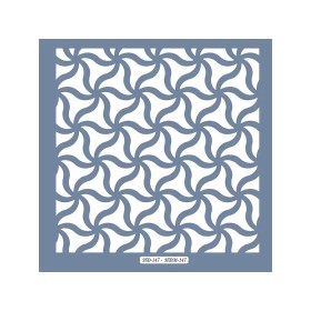 HDM147 Geometrik Model Home Dekor 25x25 Stencil